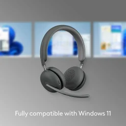 Logitech Zone 950 Premium Noise Canceling AI-Powered Headset Hybrid ANC and Bluetooth, Graphite, HL8183