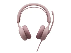 Logitech Zone Wired 2, Noise-Canceling Headset With Adaptive Hybrid ANC, Rose