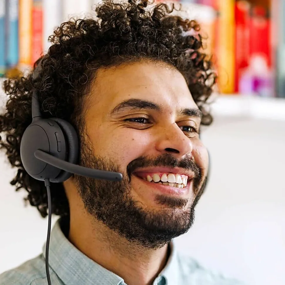 Logitech Zone Wired 2, Noise-Canceling Headset With Adaptive Hybrid ANC, Graphite