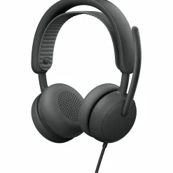 Logitech Zone Wired 2, Noise-Canceling Headset With Adaptive Hybrid ANC, Graphite