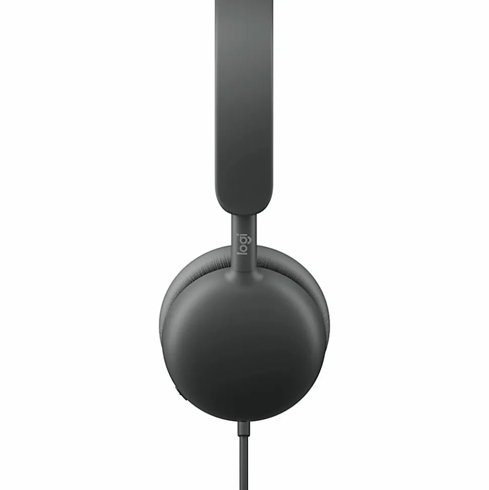 Logitech Zone Wired 2, Noise-Canceling Headset With Adaptive Hybrid ANC, Graphite