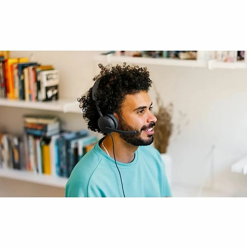 Logitech Zone Wired 2, Noise-Canceling Headset With Adaptive Hybrid ANC, Graphite