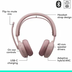 Logitech Zone Wireless 2 ES Headset UC, 981001509
