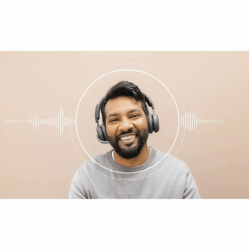 Logitech Zone Wireless 2 Headset, Microsoft Teams Edition, Graphite, HK2596