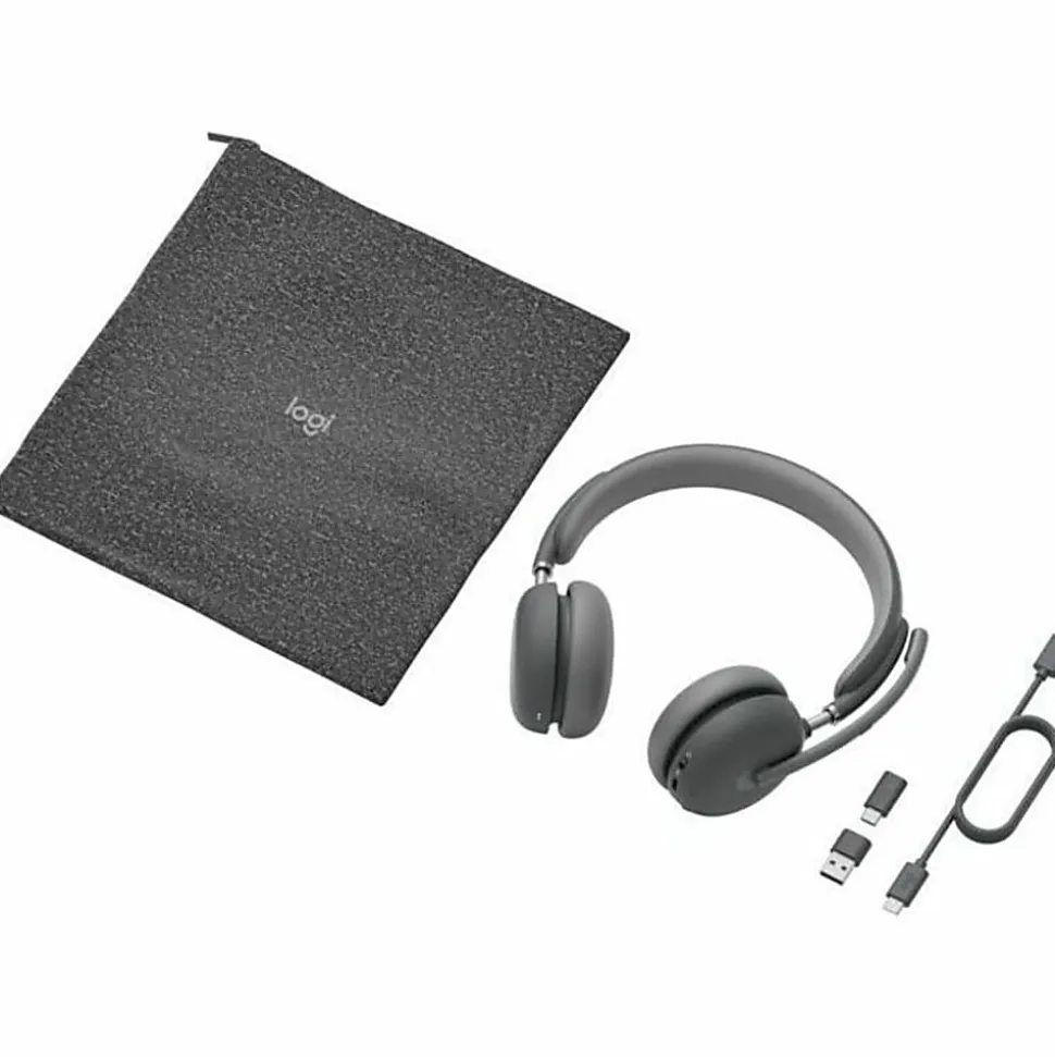 Logitech Zone Wireless 2 Headset, Microsoft Teams Edition, Graphite, HK2596