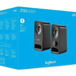 Logitech® Z150 2-Piece Speakers, Black