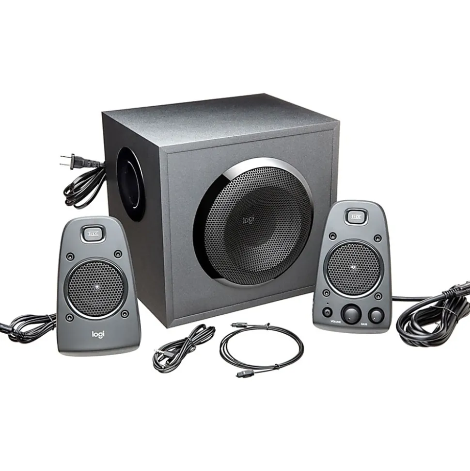 Logitech Z333 2.1 Speaker System - 40 W RMS - Black - 55 Hz to 20 kHz