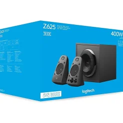 Logitech Z333 2.1 Speaker System - 40 W RMS - Black - 55 Hz to 20 kHz