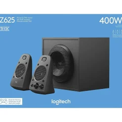 Logitech Z333 2.1 Speaker System - 40 W RMS - Black - 55 Hz to 20 kHz
