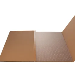 Lorell® Big and Tall Polycarbonate Low Pile Studded Chair Mat, 36" x 48"