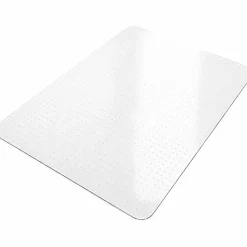 LorellĀ® Big and Tall Polycarbonate Low Pile Studded Chair Mat, 46" x 60"