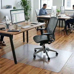 Lorell® Big and Tall Polycarbonate Hard Floor Chair Mat, 36