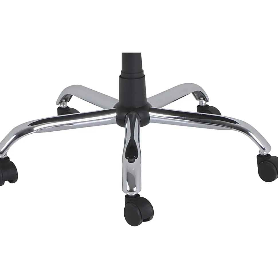 Lorell® Big & Tall Ergonomic Mesh Mid-Back Task Chair, Black