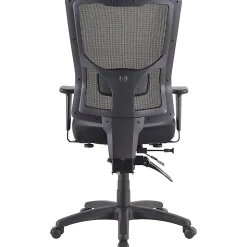 Lorell® Conjure Executive High-Back Ergonomic Mesh Chair, Black