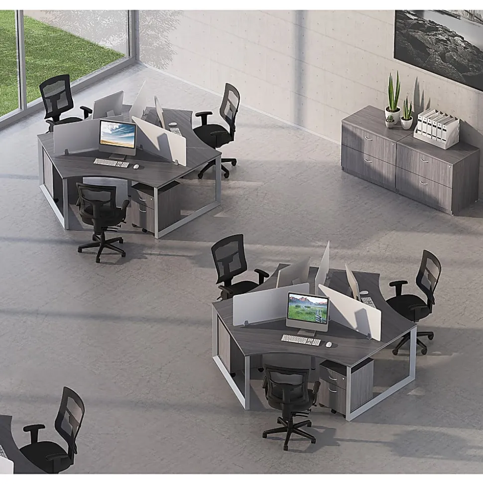 Lorell® Conjure Executive High-Back Ergonomic Mesh Chair, Black