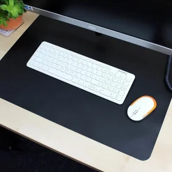 Lorell Desk Pad - Rectangular - 24" Width19" Depth - Black