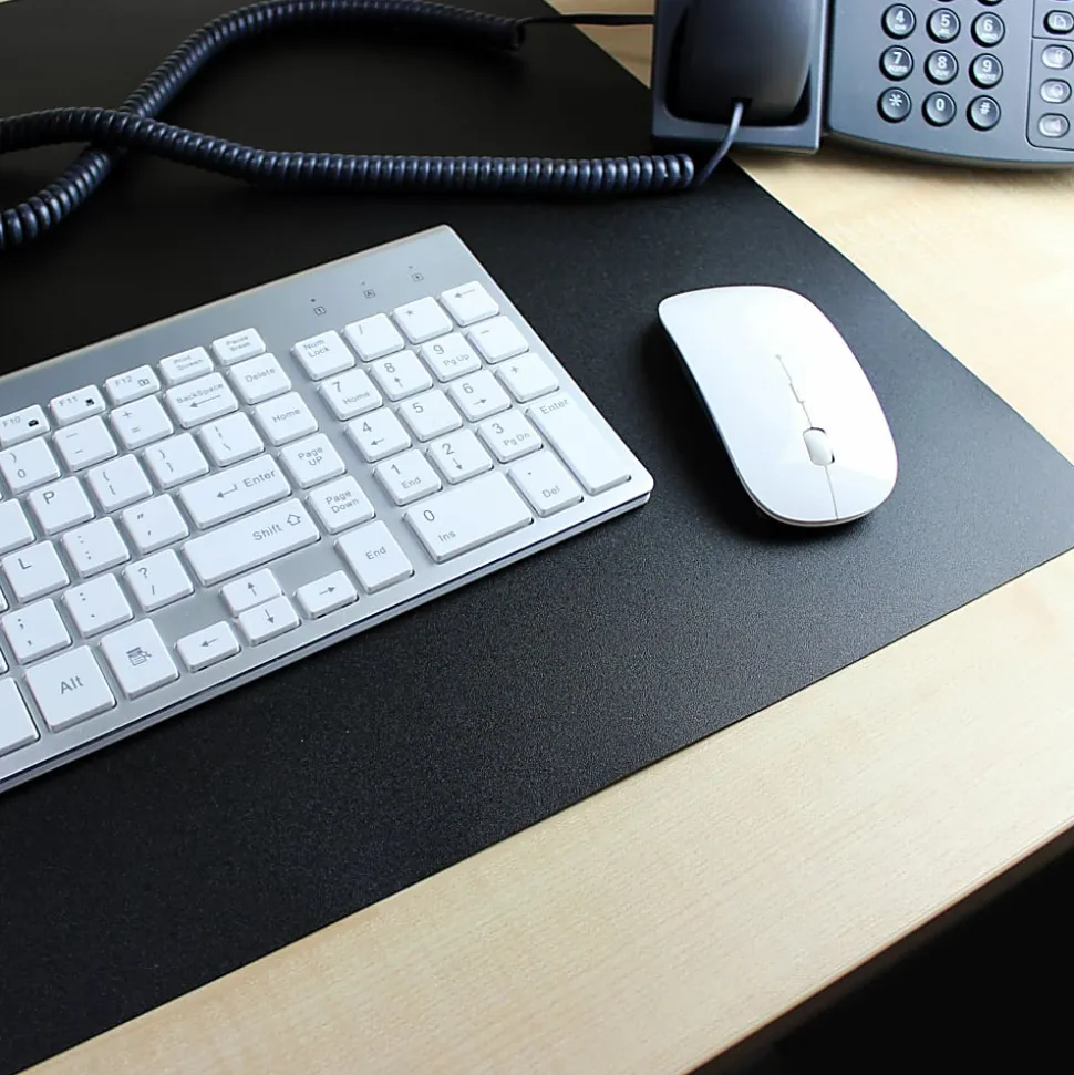 Lorell Desk Pad - Rectangular - 36" Width20" Depth - Black