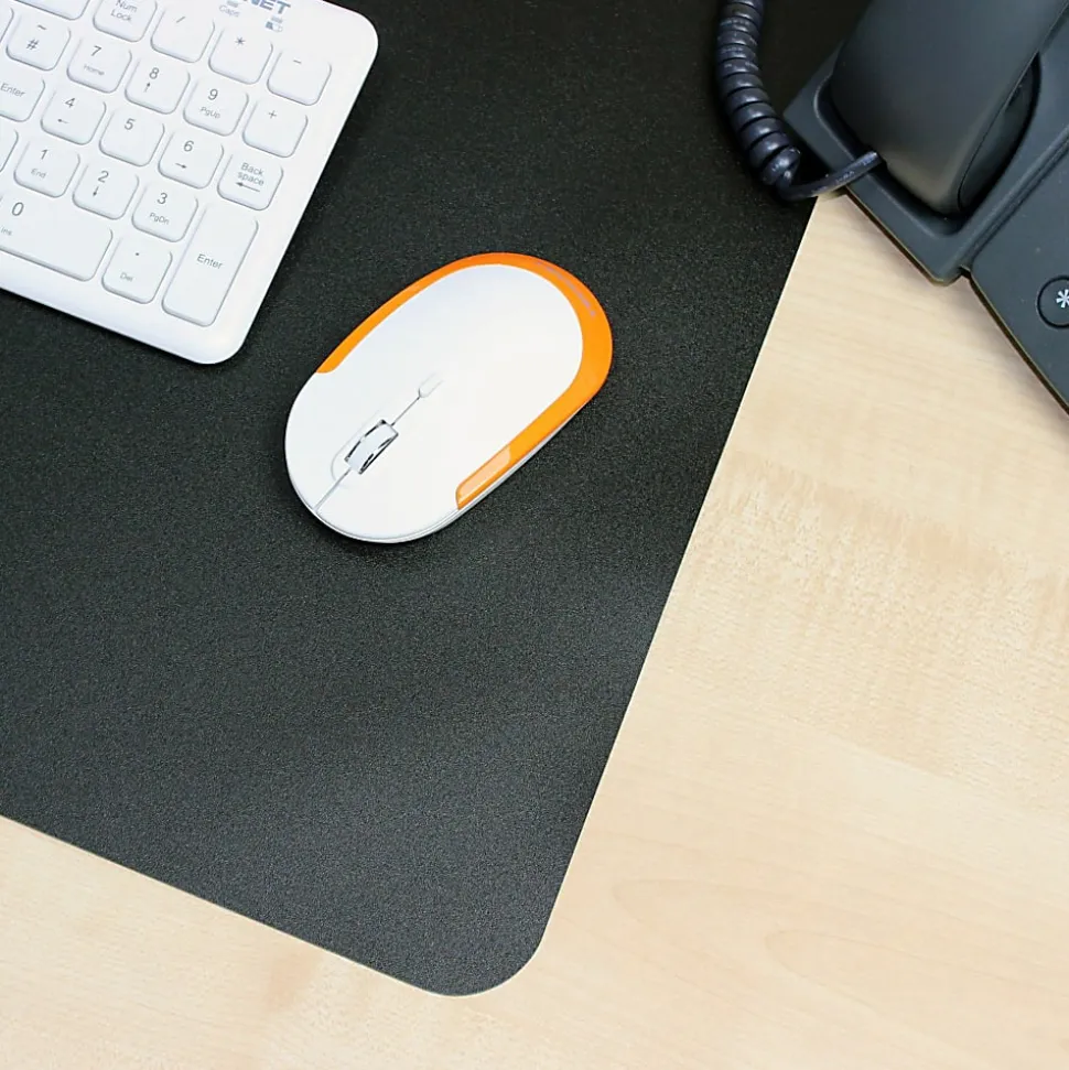 Lorell Desk Pad - Rectangular - 36" Width20" Depth - Black