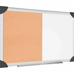 Lorell® Dry-Erase Cork Combo Board, 36