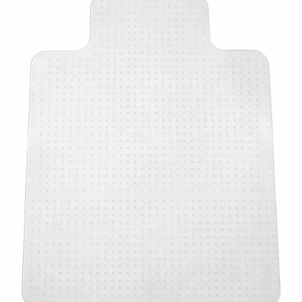 Lorell® Economy Studded Chair Mat, 36" x 48", Standard Lip