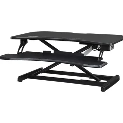 Lorell® Electric Monitor Desk Riser With Wireless Charging Pad, 20