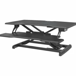 Lorell® Electric Monitor Desk Riser With Wireless Charging Pad, 20