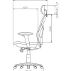 Lorell® Ergomesh High-Back Chair With Adjustable Headrest, Black