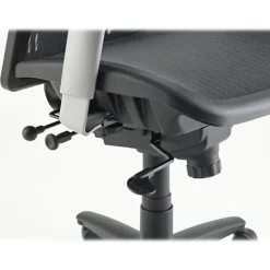 Lorell® Ergomesh High-Back Chair With Adjustable Headrest, Black