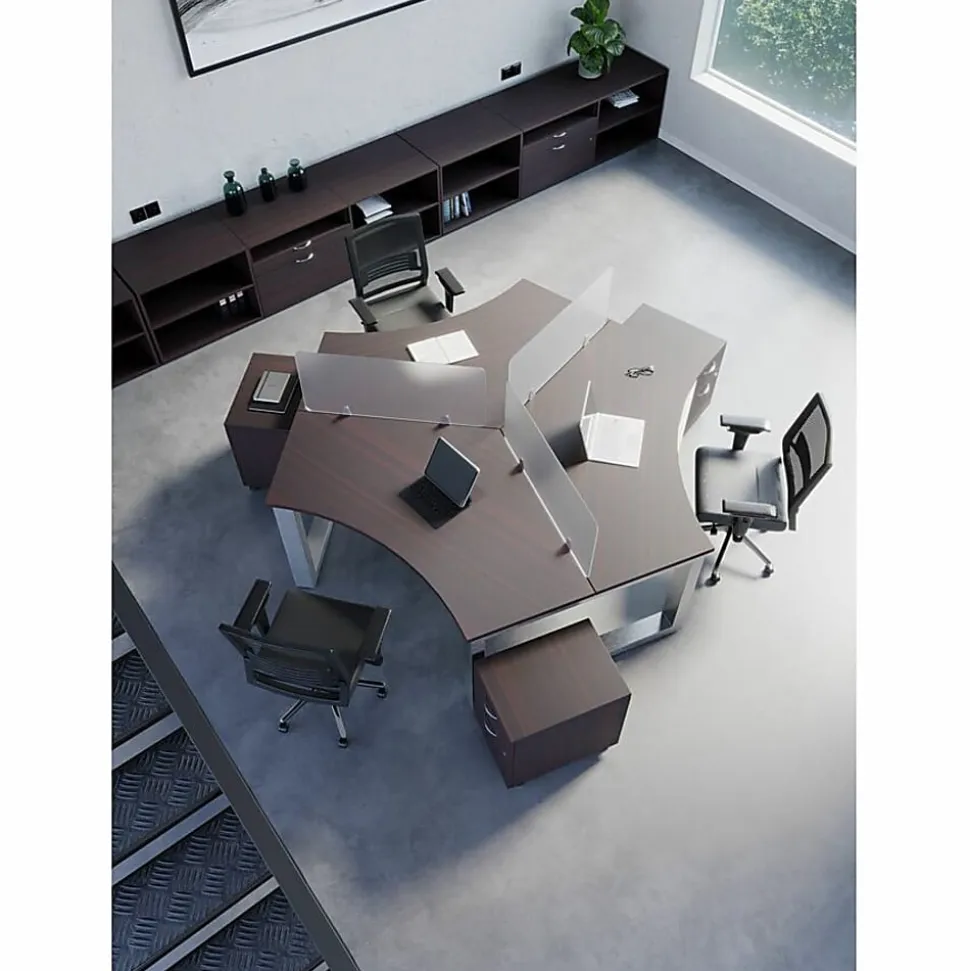 Lorell® Ergomesh High-Back Multifunction Chair, Black