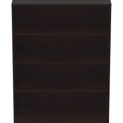 Lorell® Essentials 48"H 4-Shelf Bookshelf, Espresso