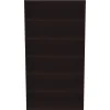 Lorell Essentials 36"H 6-Shelf Bookcase, Espresso