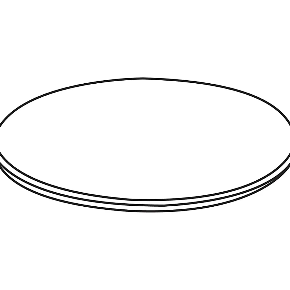 Lorell® Essentials Round Table Top, 48"D, Mahogany