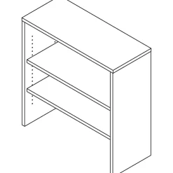Lorell® Essentials Series Stack-On Modular Shelving Bookcase, 36