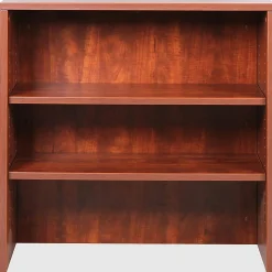 LorellĀ® Essentials Series Stack-On Modular Shelving Bookcase, 36"H x 36"W x 15"D, Cherry