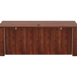 Lorell® Essentials Sit-to-Stand 72"W Desk Shell, Cherry