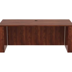 Lorell® Essentials Sit-to-Stand 72"W Desk Shell, Cherry