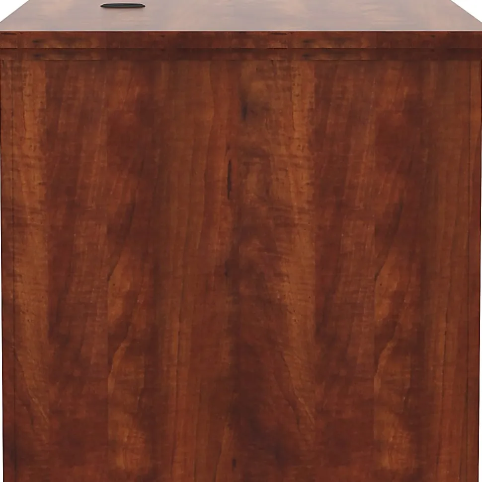 Lorell® Essentials Sit-to-Stand 60"W Desk Shell, Cherry