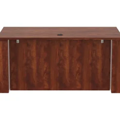 Lorell® Essentials Sit-to-Stand 60"W Desk Shell, Cherry