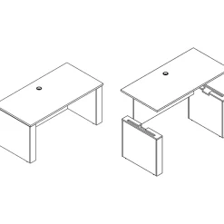 Lorell® Essentials Sit-to-Stand 60