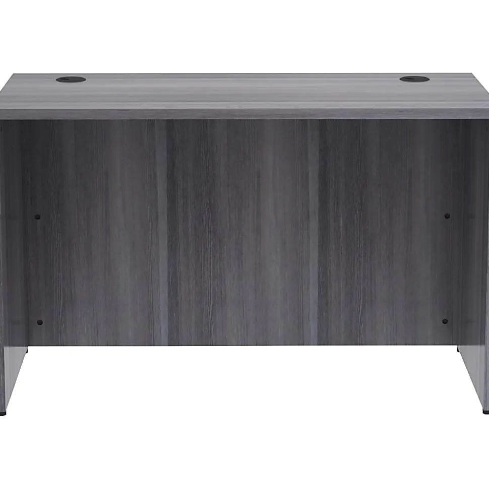 Lorell® Essentials 48"W Computer Desk, Weathered Charcoal