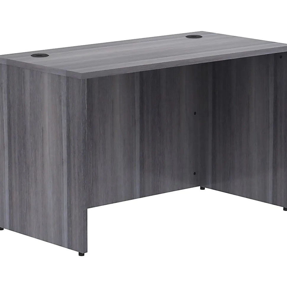 Lorell® Essentials 48"W Computer Desk, Weathered Charcoal