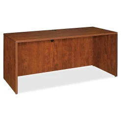 Lorell® Essentials 72"W Computer Desk Credenza, Cherry