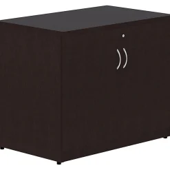 Lorell® Essentials 36"W 2-Door Storage Cabinet, Espresso