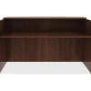 Lorell® Essentials 72"W Reception Computer Desk, Walnut