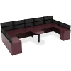 Lorell® Essentials 60"W Rectangular Shell Computer Desk, Mahogany