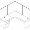 Lorell® Essentials 16"W Vertical 3-Drawer Fixed Pedestal File Cabinet For Computer Desk, Cherry