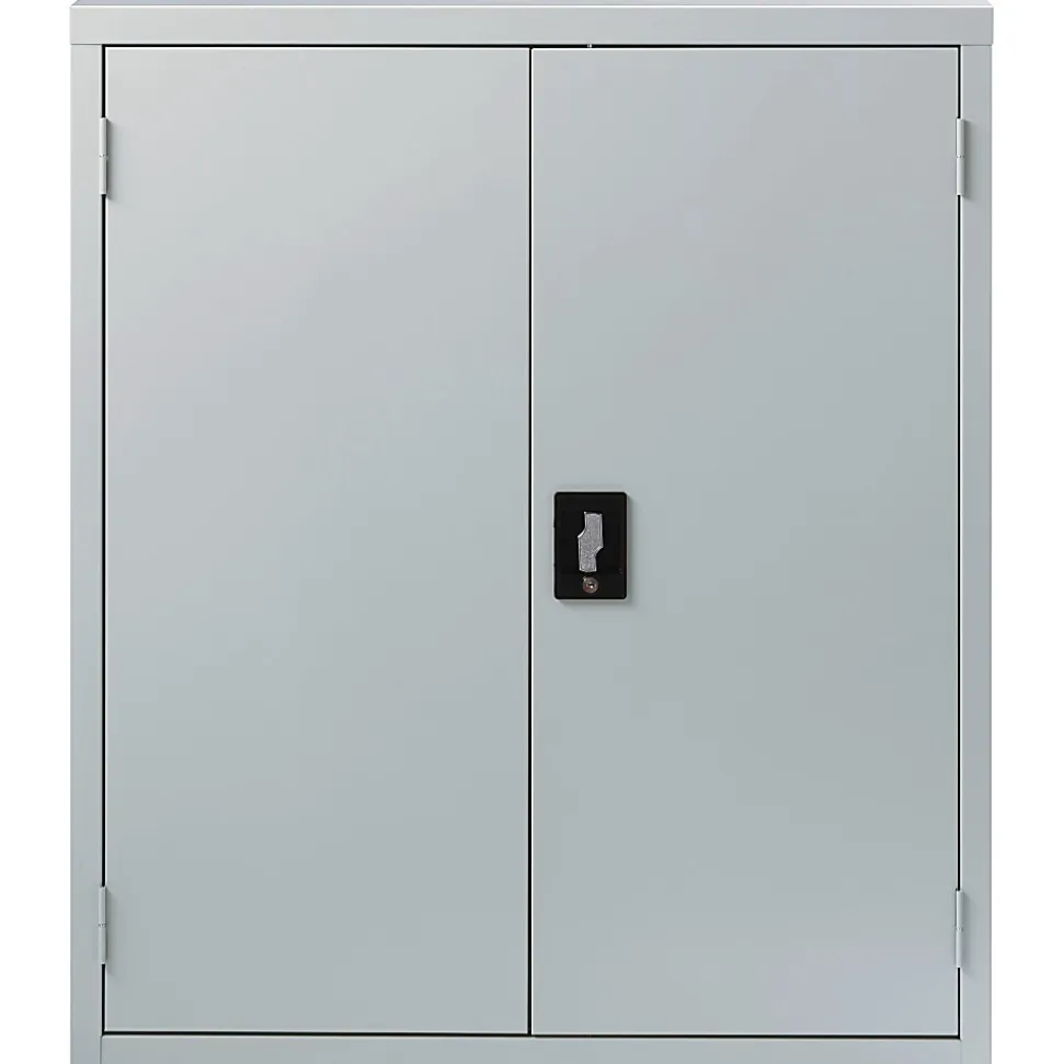 Lorell® Fortress Series 18"D Steel Storage Cabinet, Fully Assembled, 3-Shelf, Light Gray