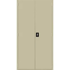 LorellĀ® Fortress Series 24"D Steel Storage Cabinet, Fully Assembled, 5-Shelf, Putty