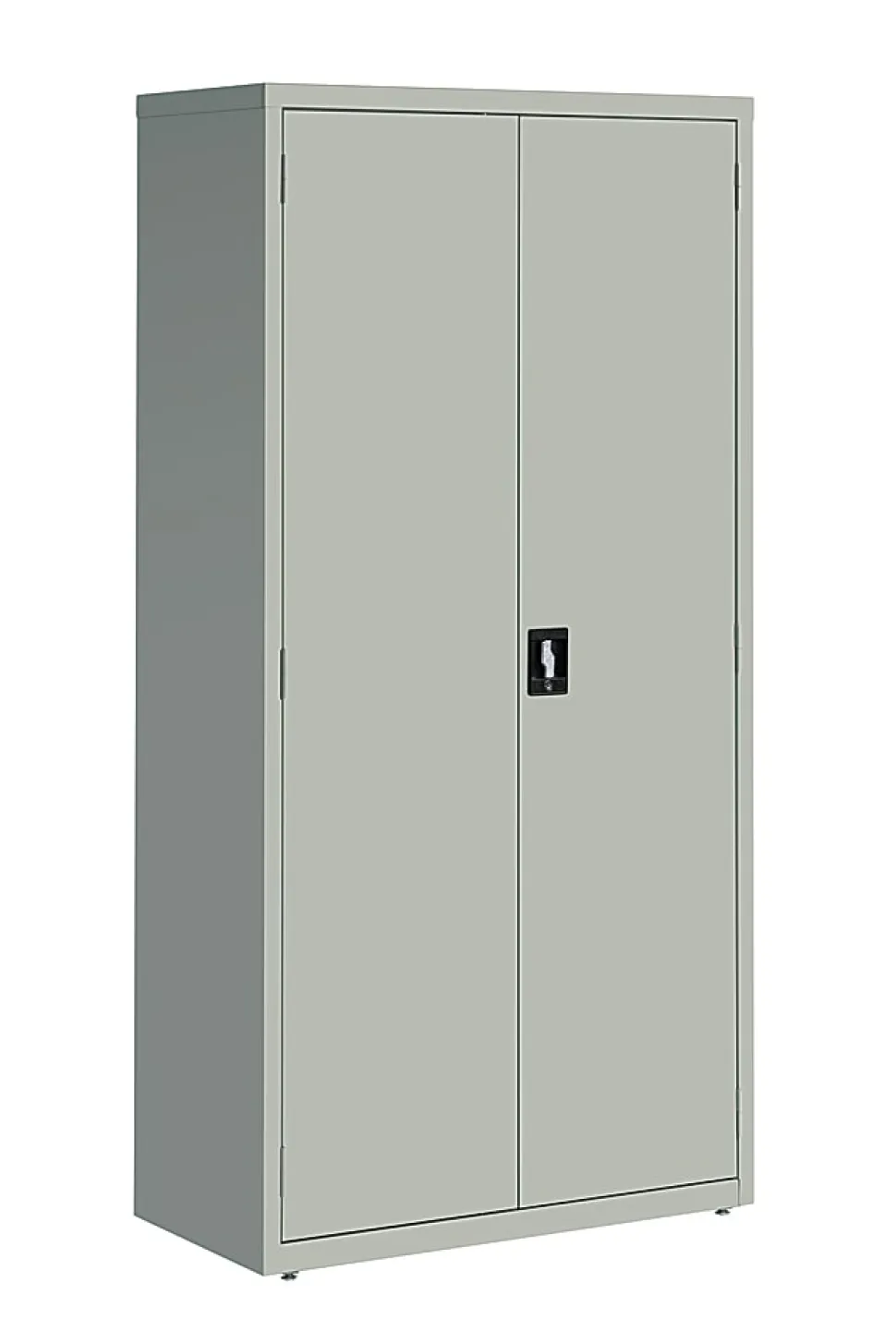 Lorell® Fortress Series 18"D Steel Storage Cabinet, Fully Assembled, 5-Shelf, Light Gray