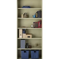Lorell® Fortress Series Steel Modular Shelving Bookcase, 6-Shelf, 82